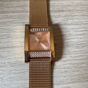 Gold toned Guess watch